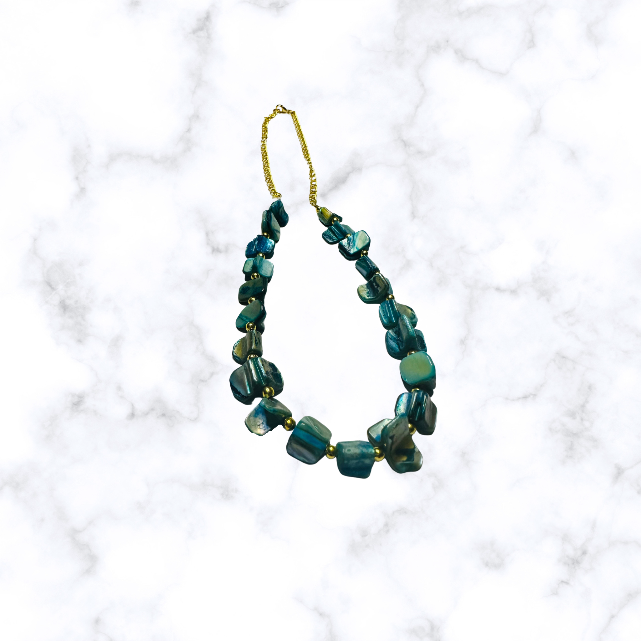 Blue Chip Mother of Pearl Necklace