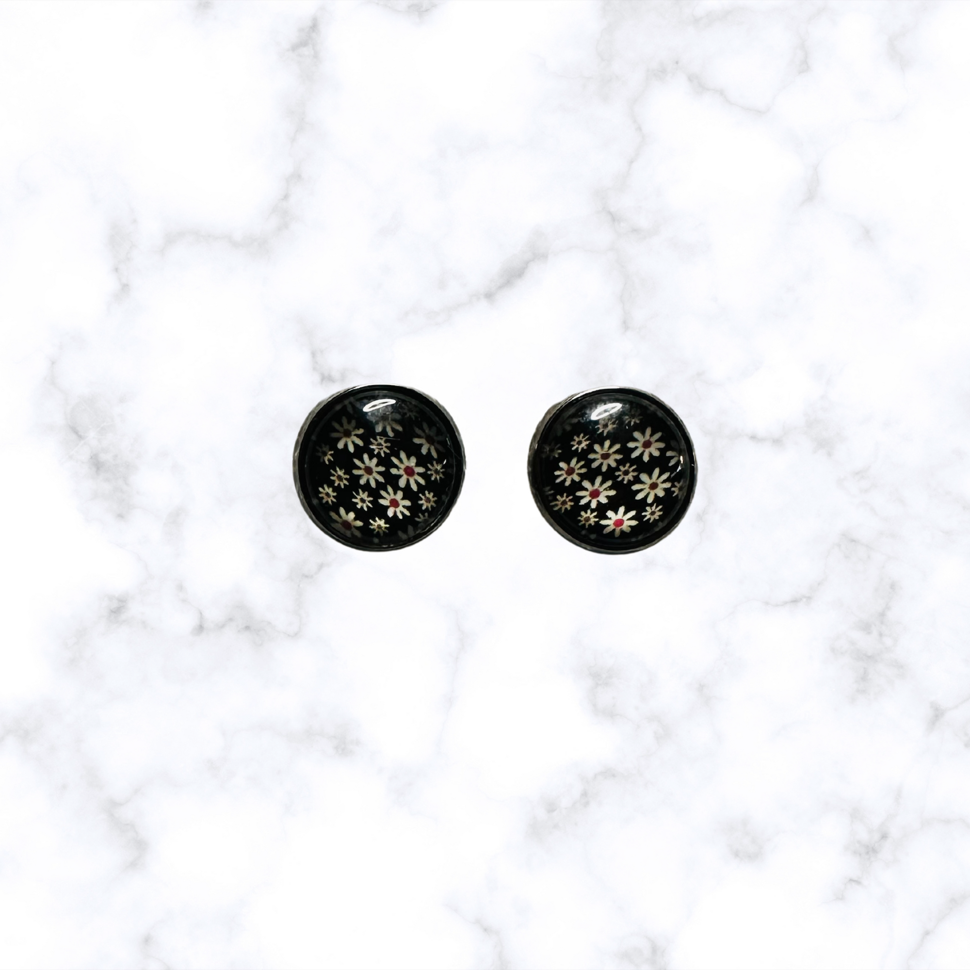 Flower Print Earrings