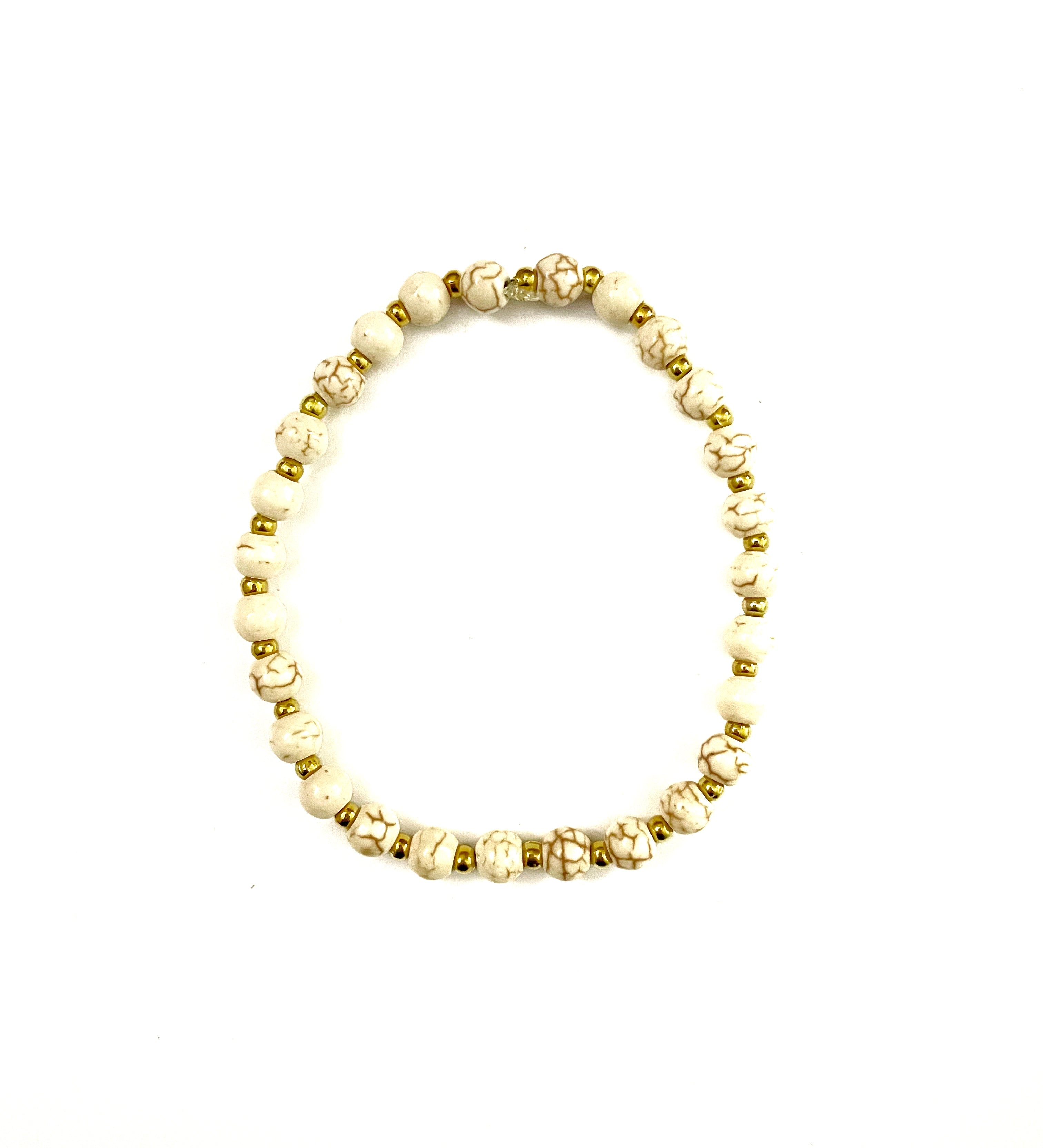 Magnesite Stretchy Bracelet