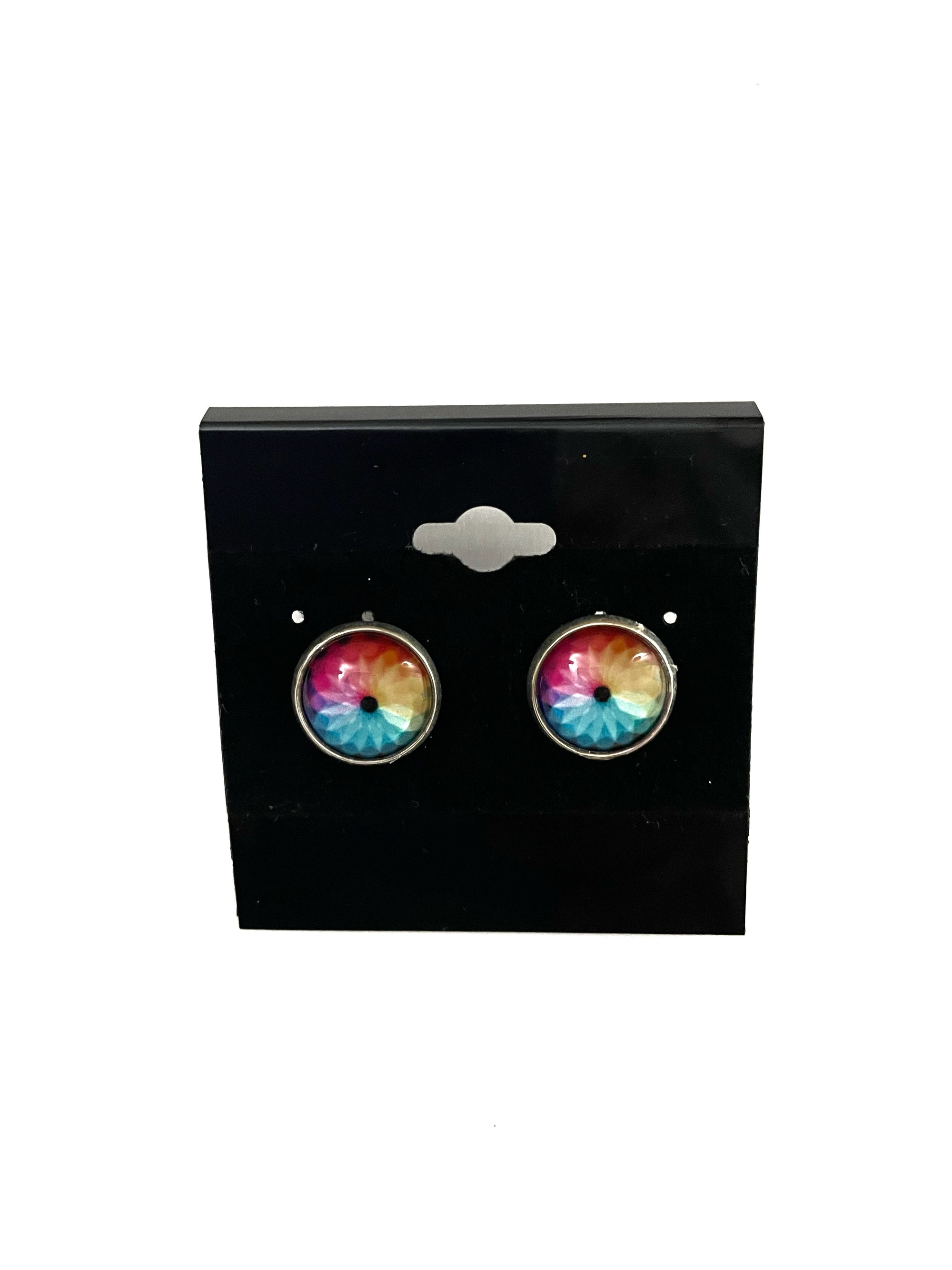 Colorful Post Earrings - Multiple Options - Silver Posts