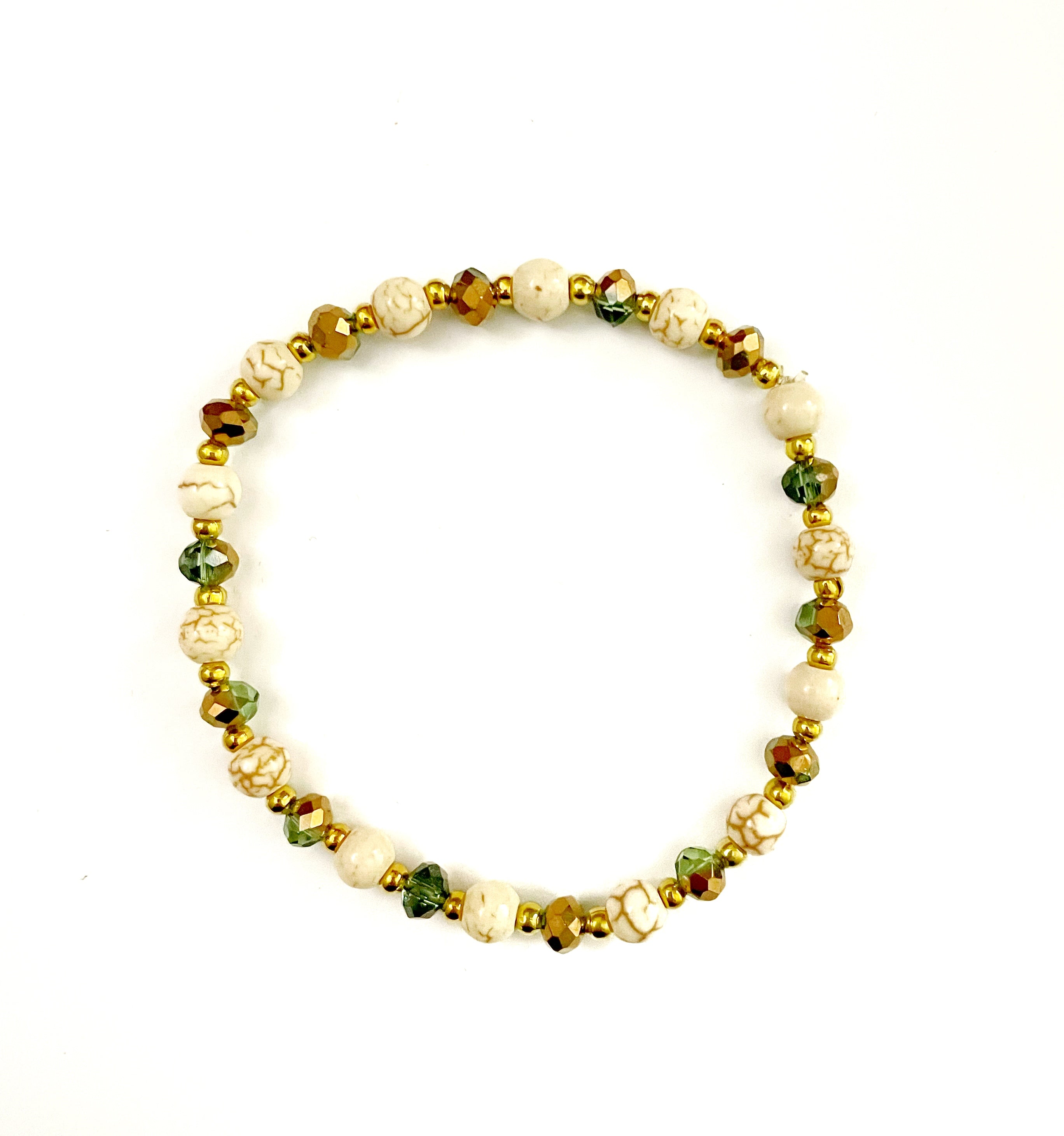 Magnesite Stretchy Bracelet