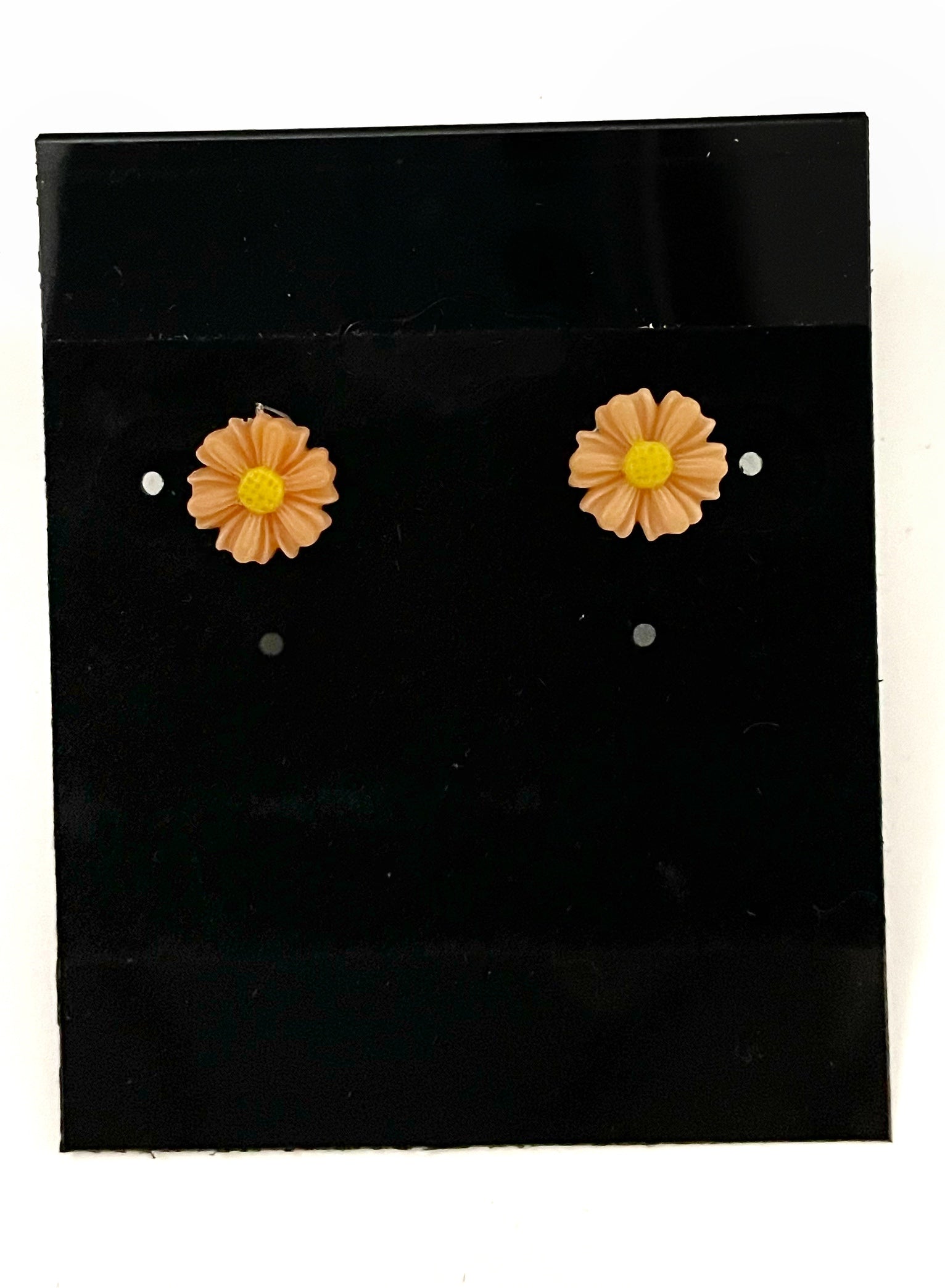 Resin Flower Earrings