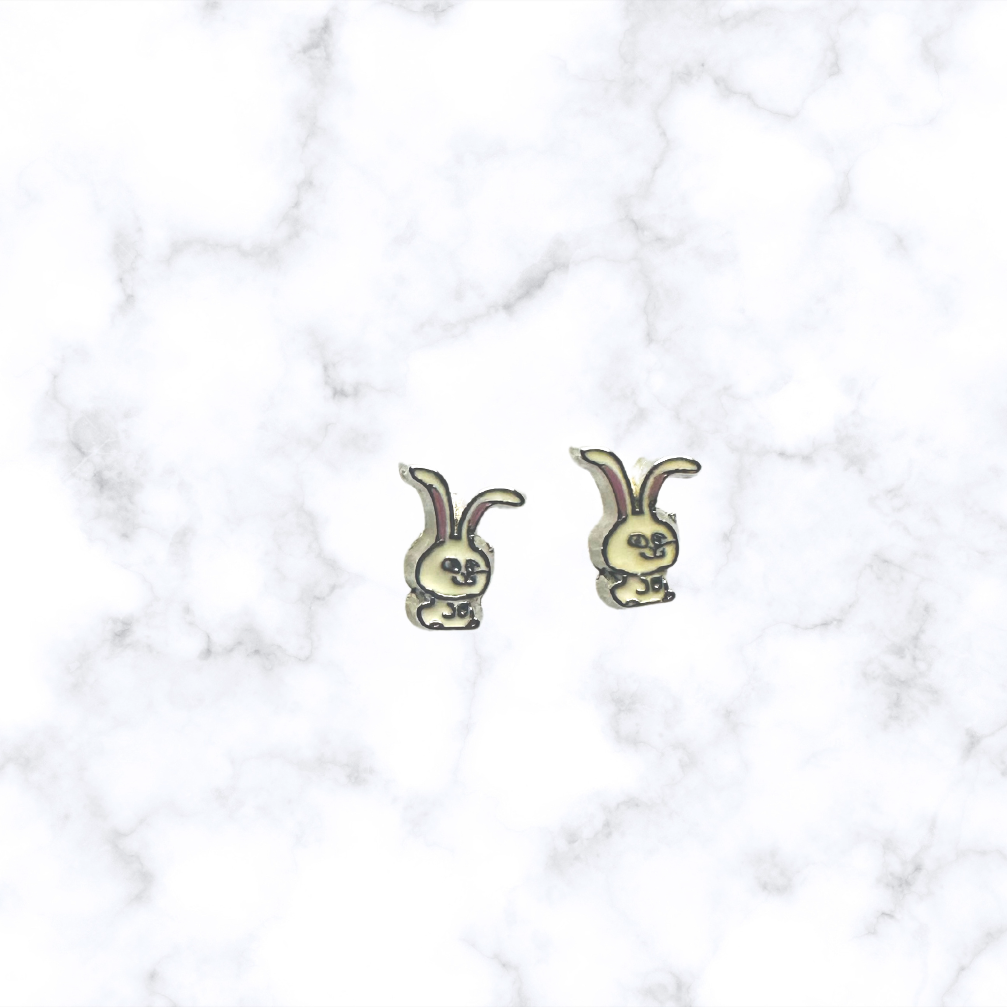 Rabbit Post Earrings