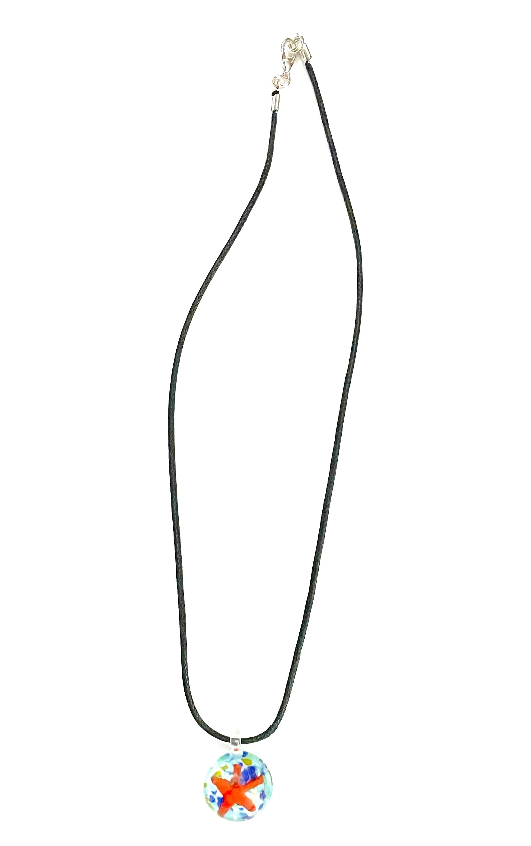 Starfish Glass Necklace