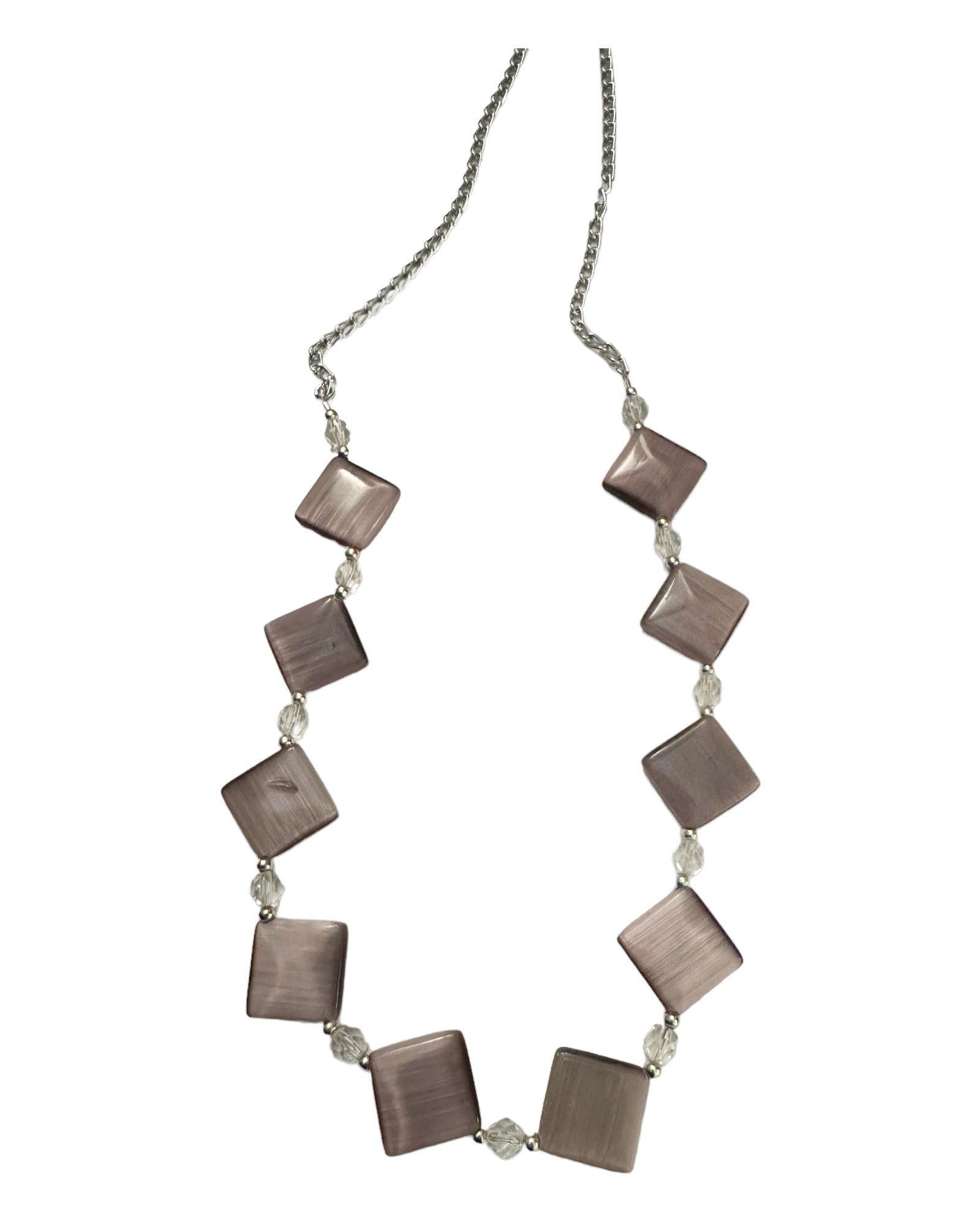 Purple Cat Eye Necklace