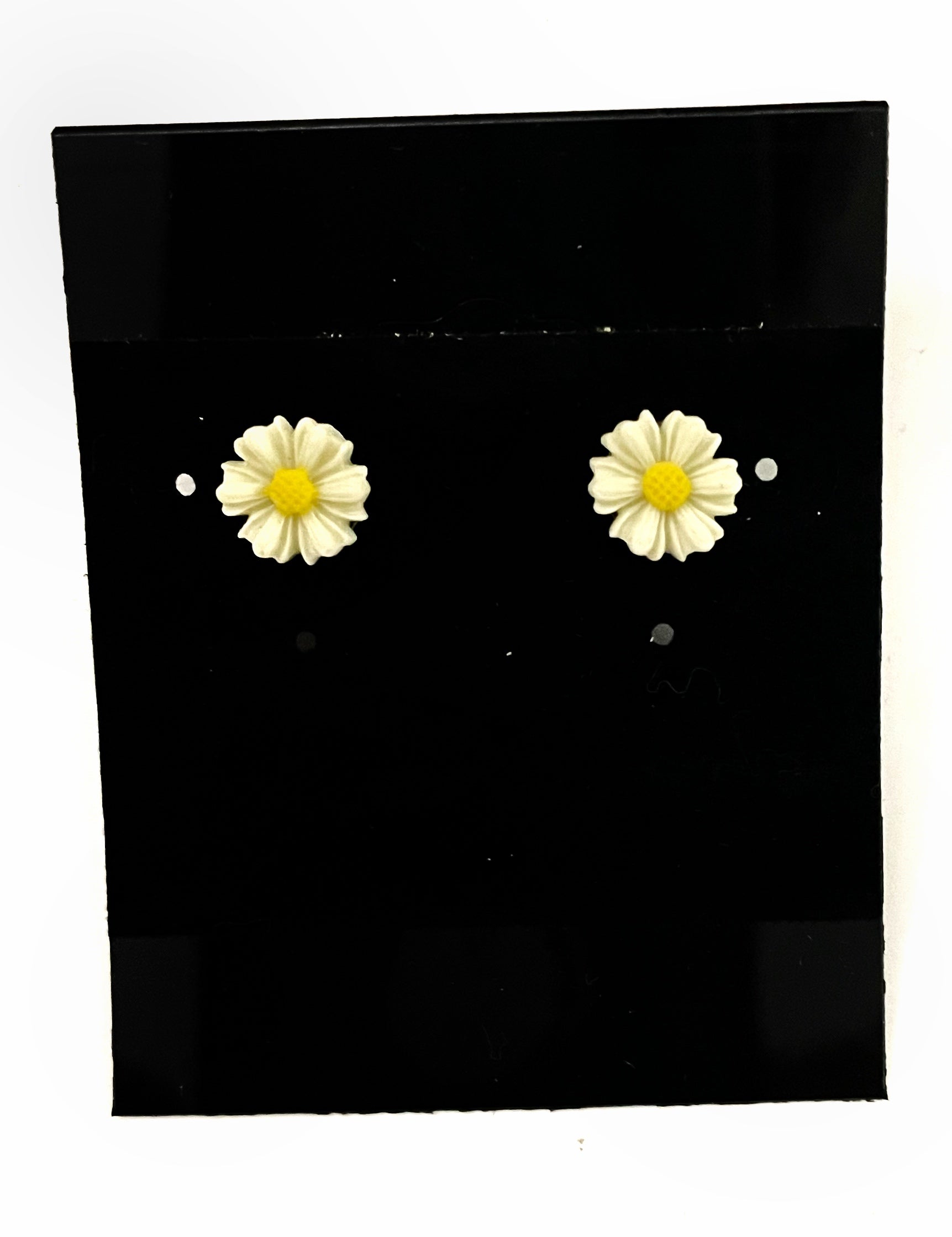 Resin Flower Earrings