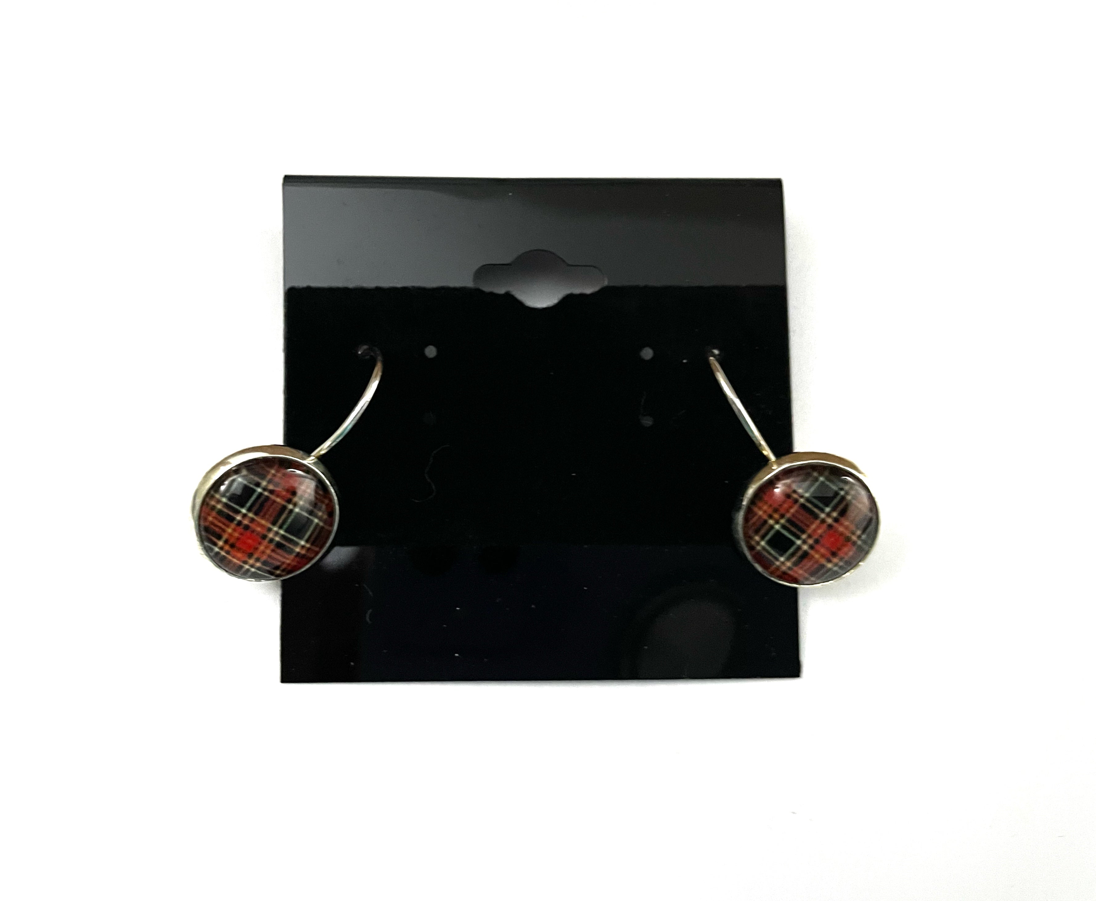 Plaid Lever Back Earrings - Multiple Options