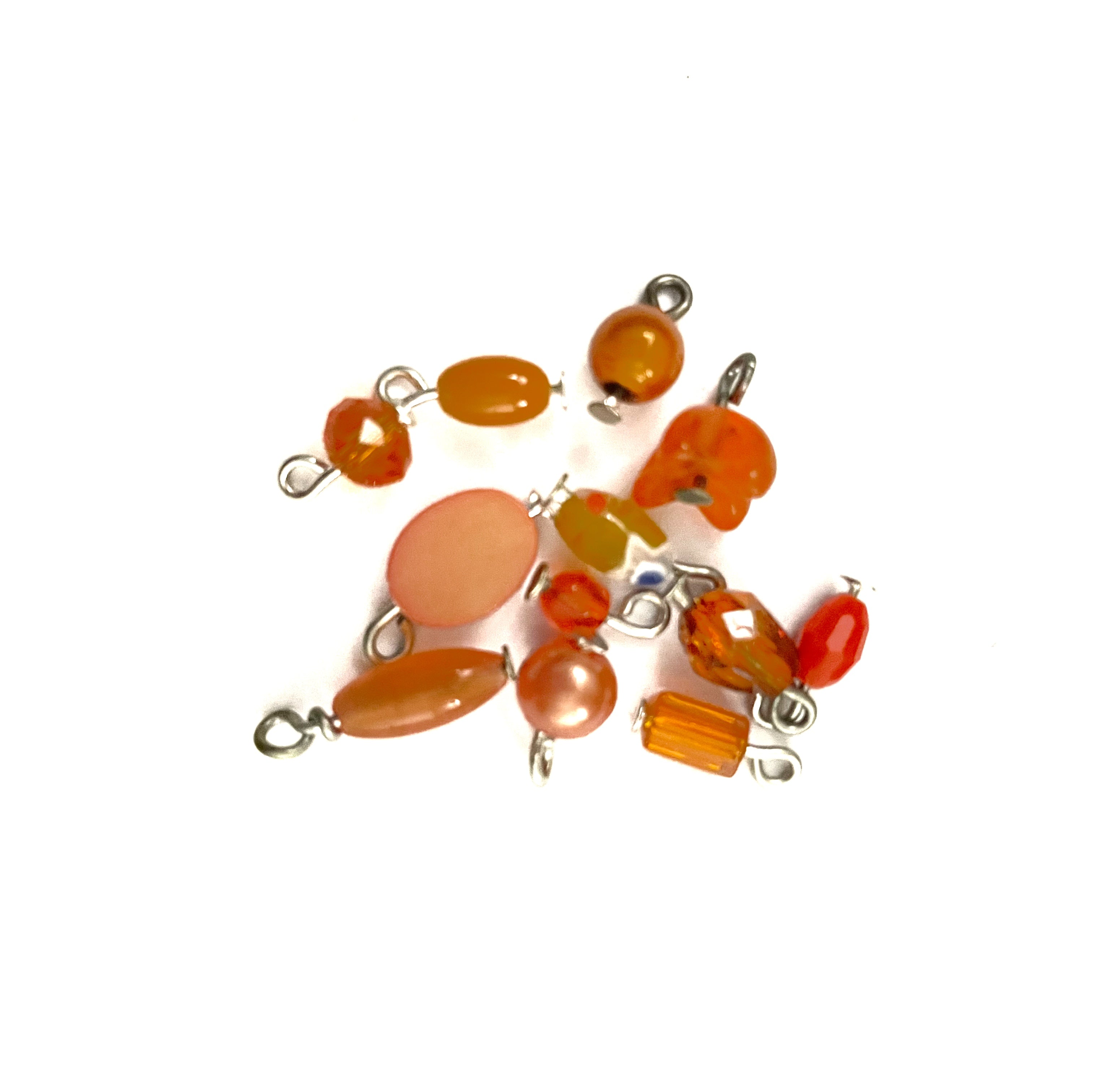 Colored Dangles -  Orange