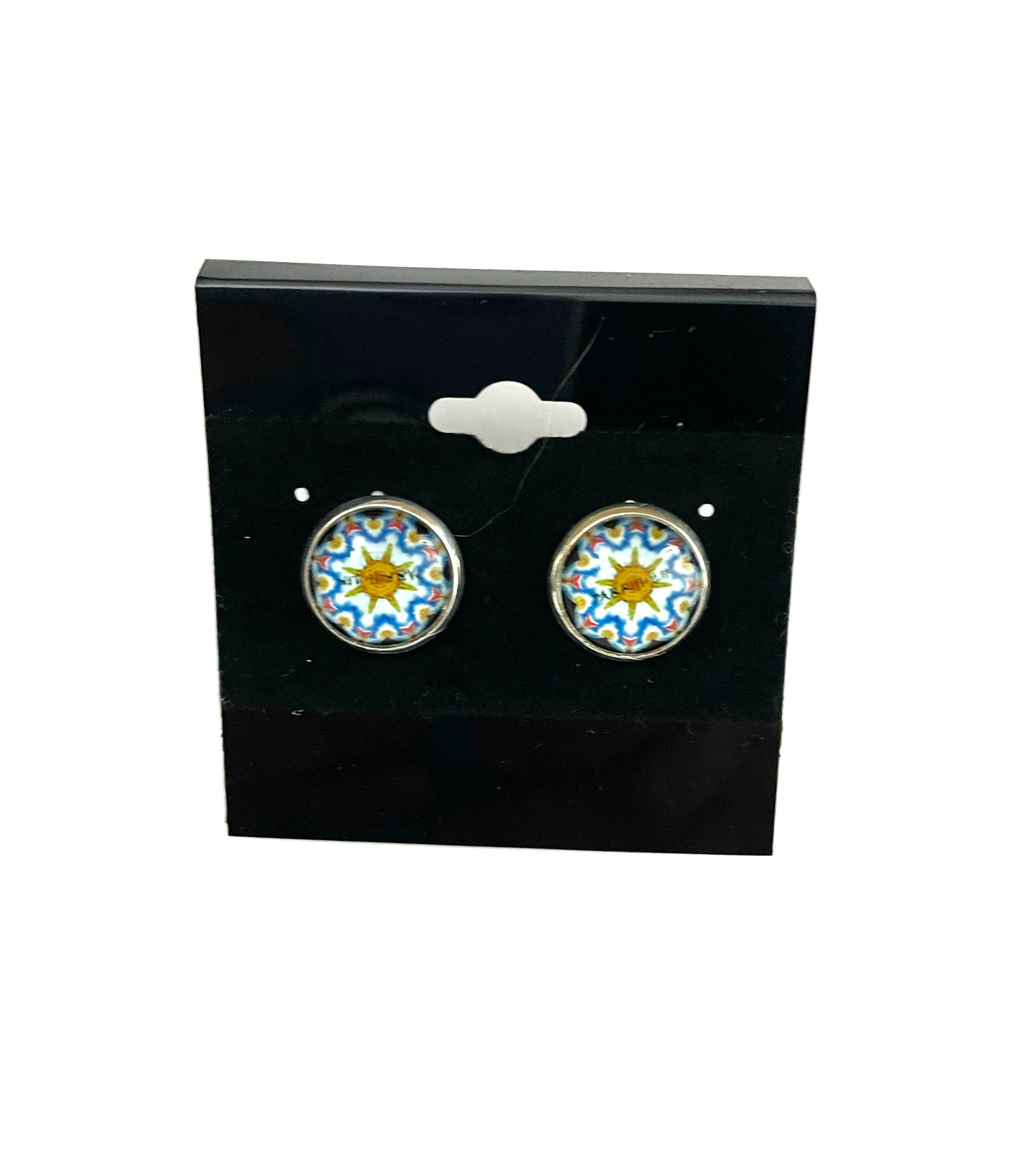 Colorful Post Earrings - Multiple Options - Silver Posts