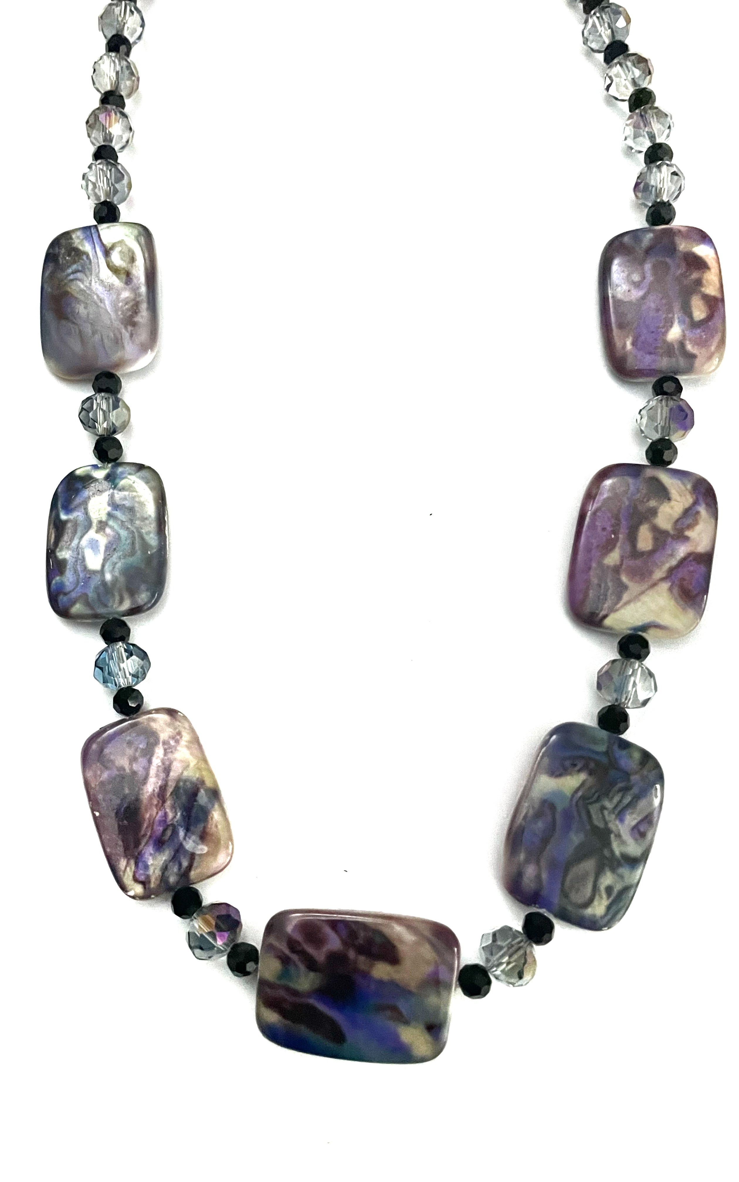 Peacock Color Necklace