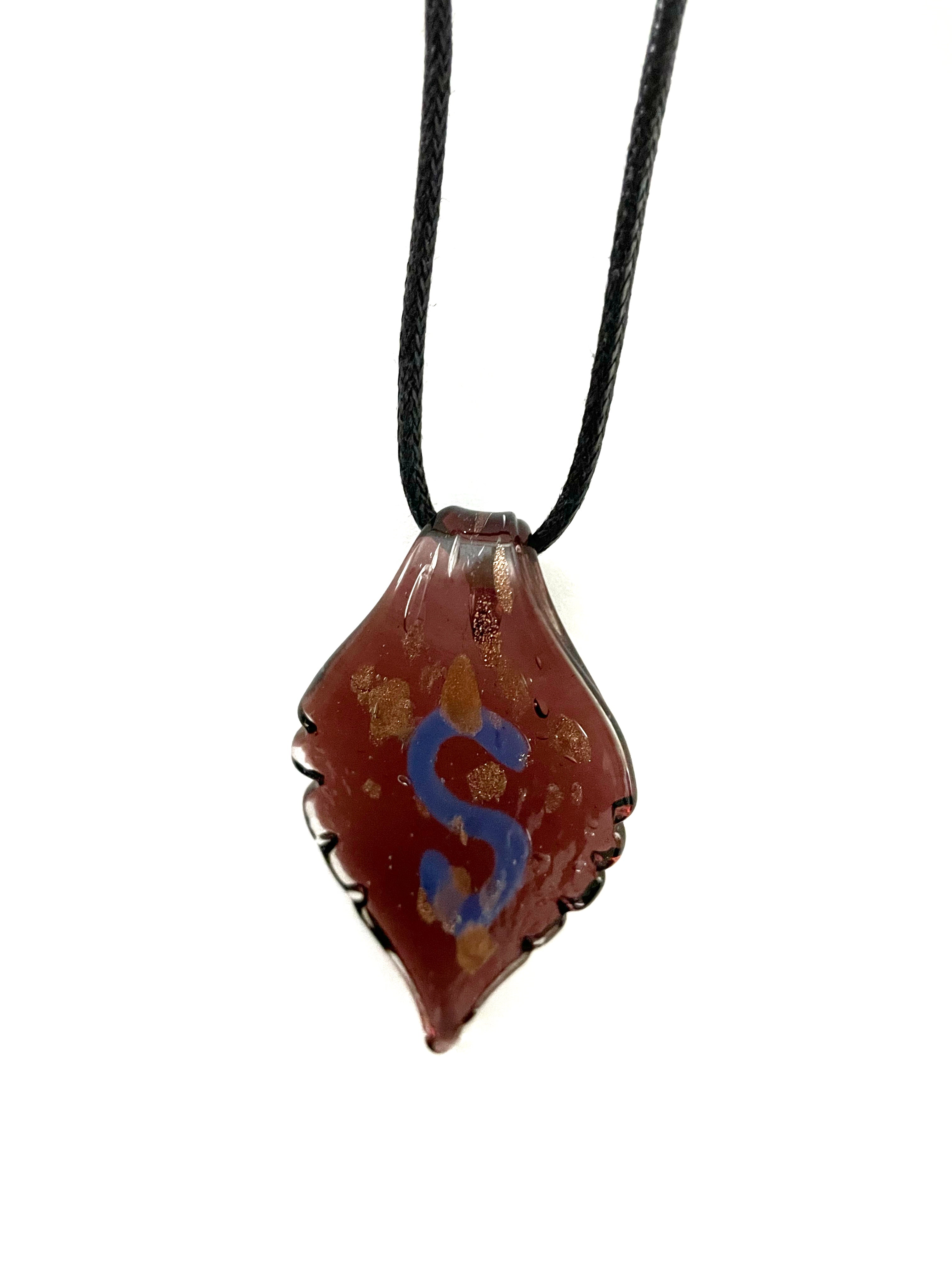 Purple Glass Necklace