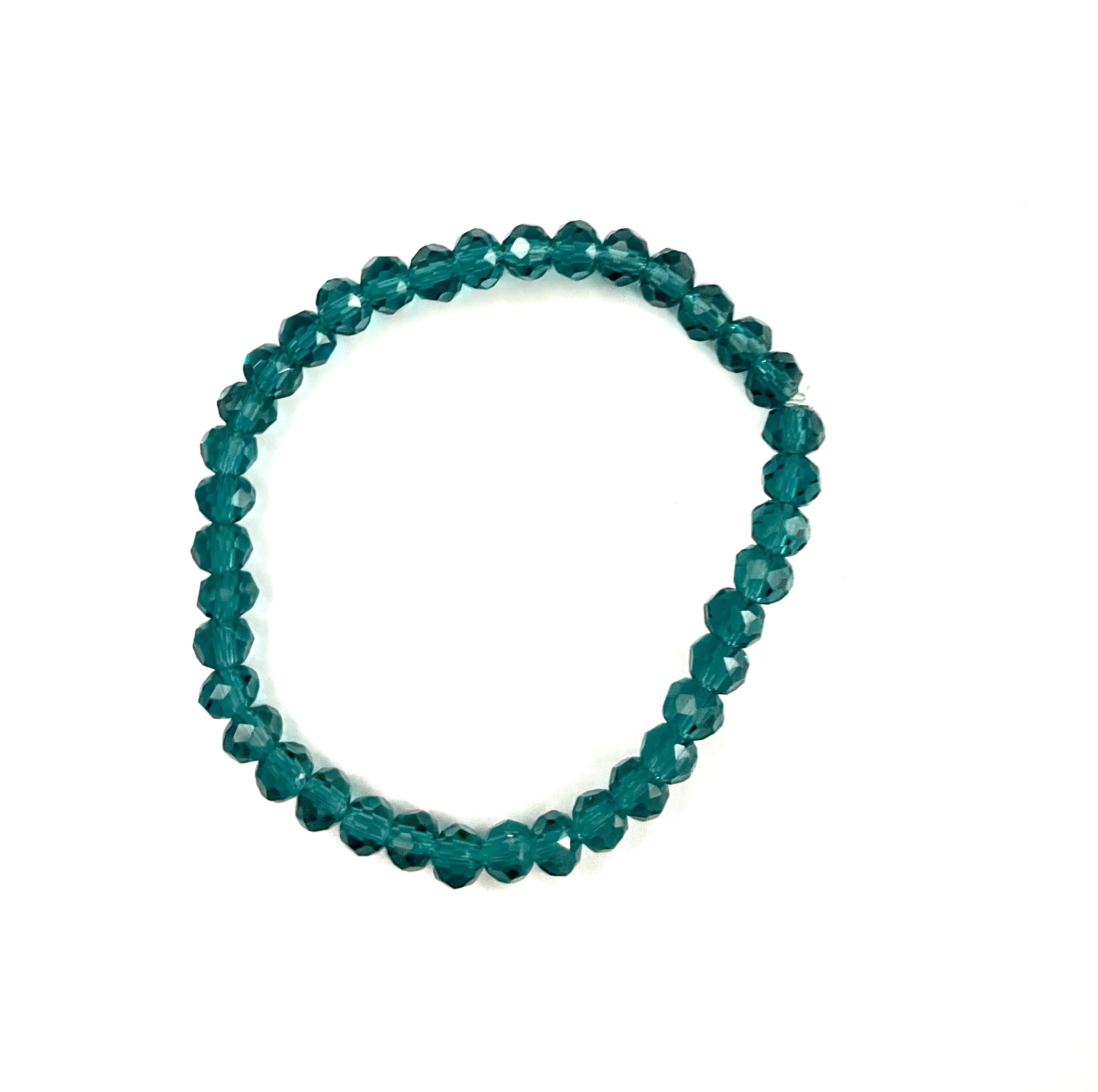 Teal and Magenta Stacked Bracelet