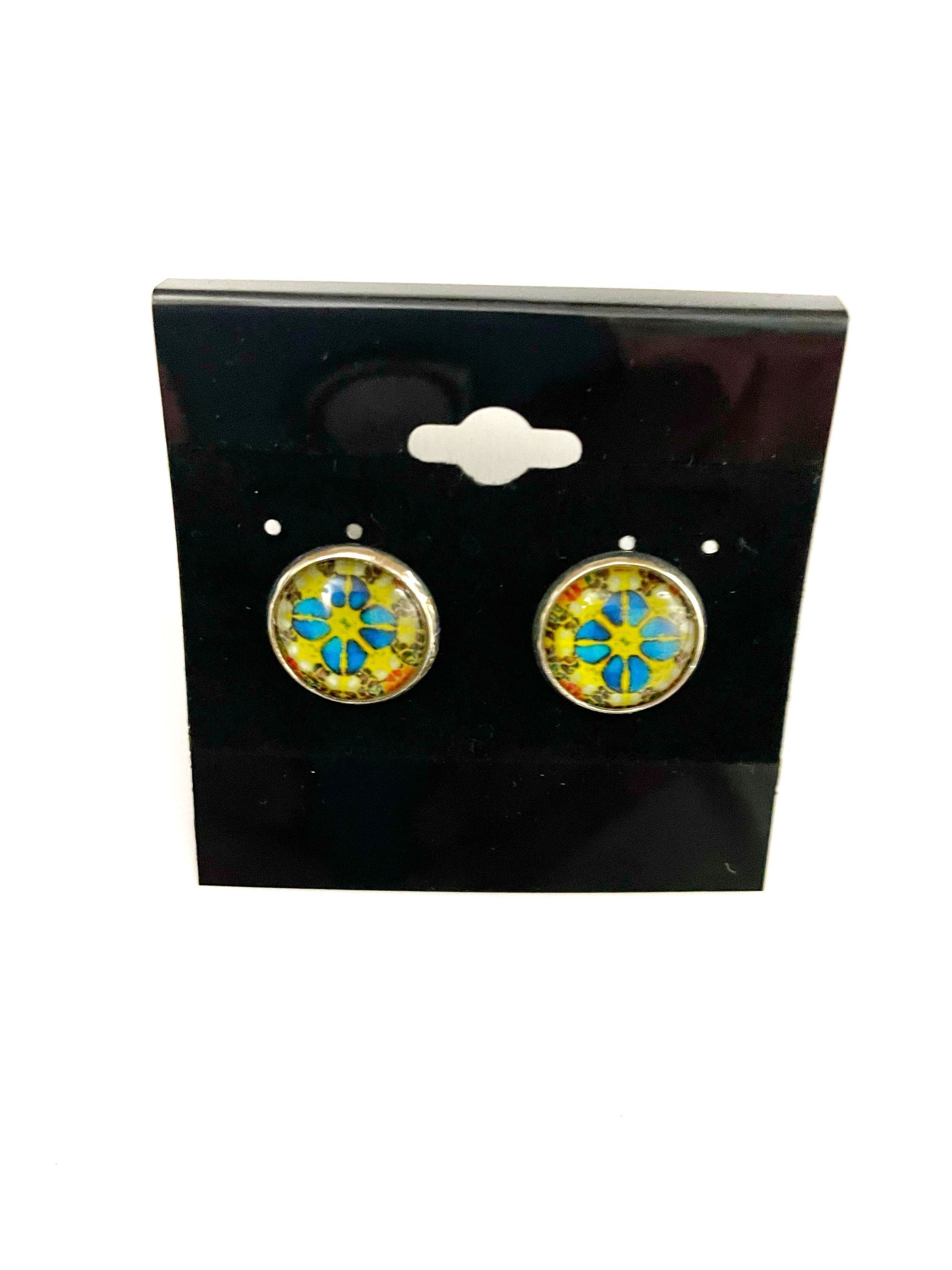 Colorful Post Earrings - Multiple Options - Silver Posts