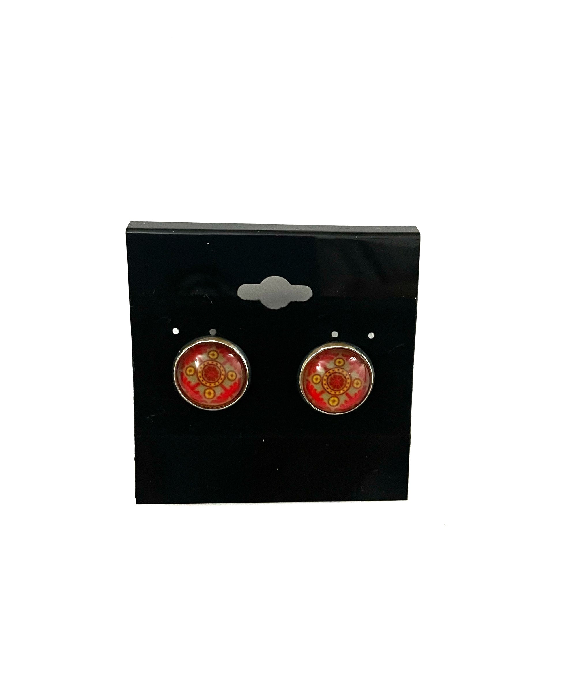Colorful Post Earrings - Multiple Options - Silver Posts