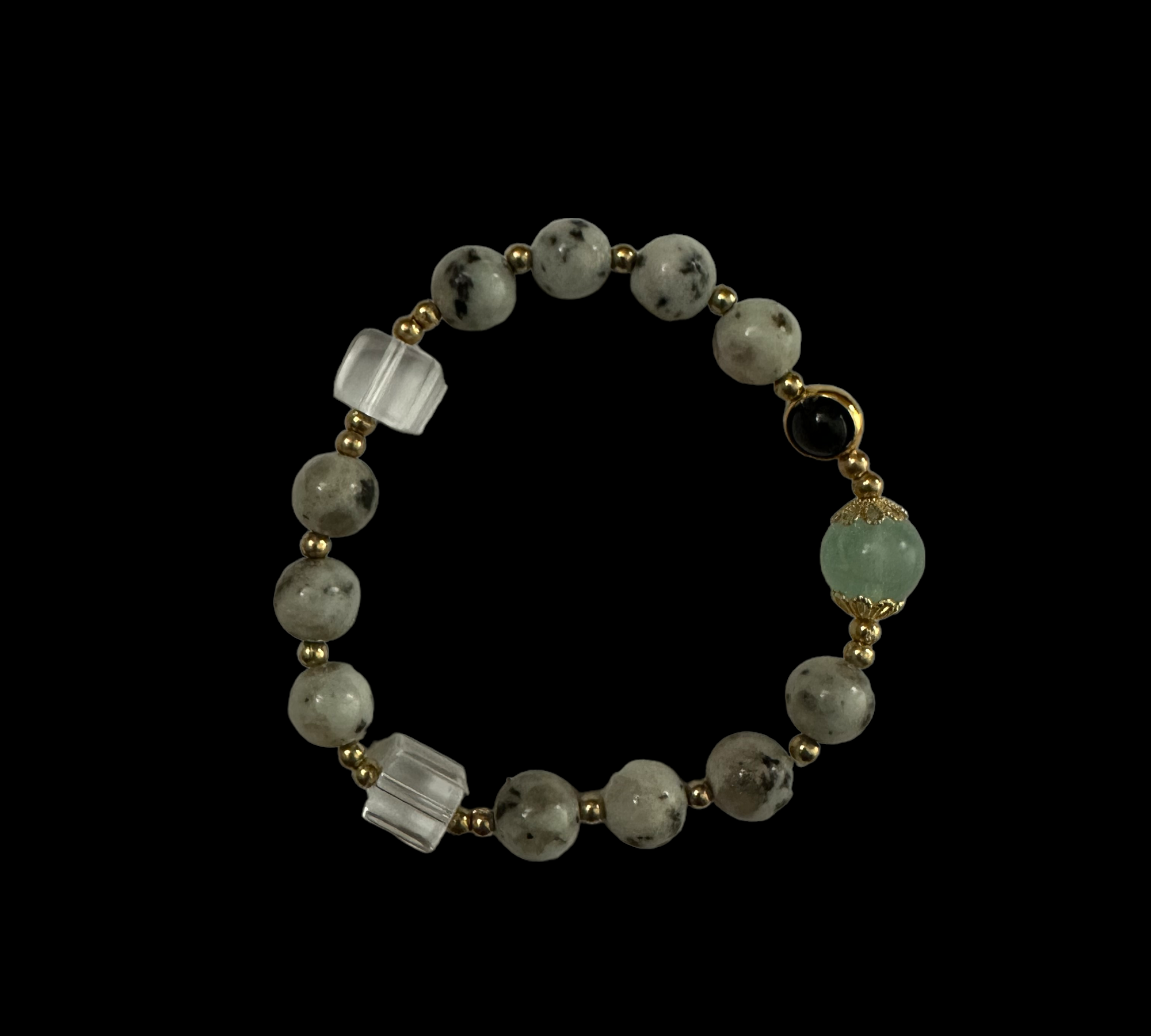 Sesame Jasper Stretchy Bracelet