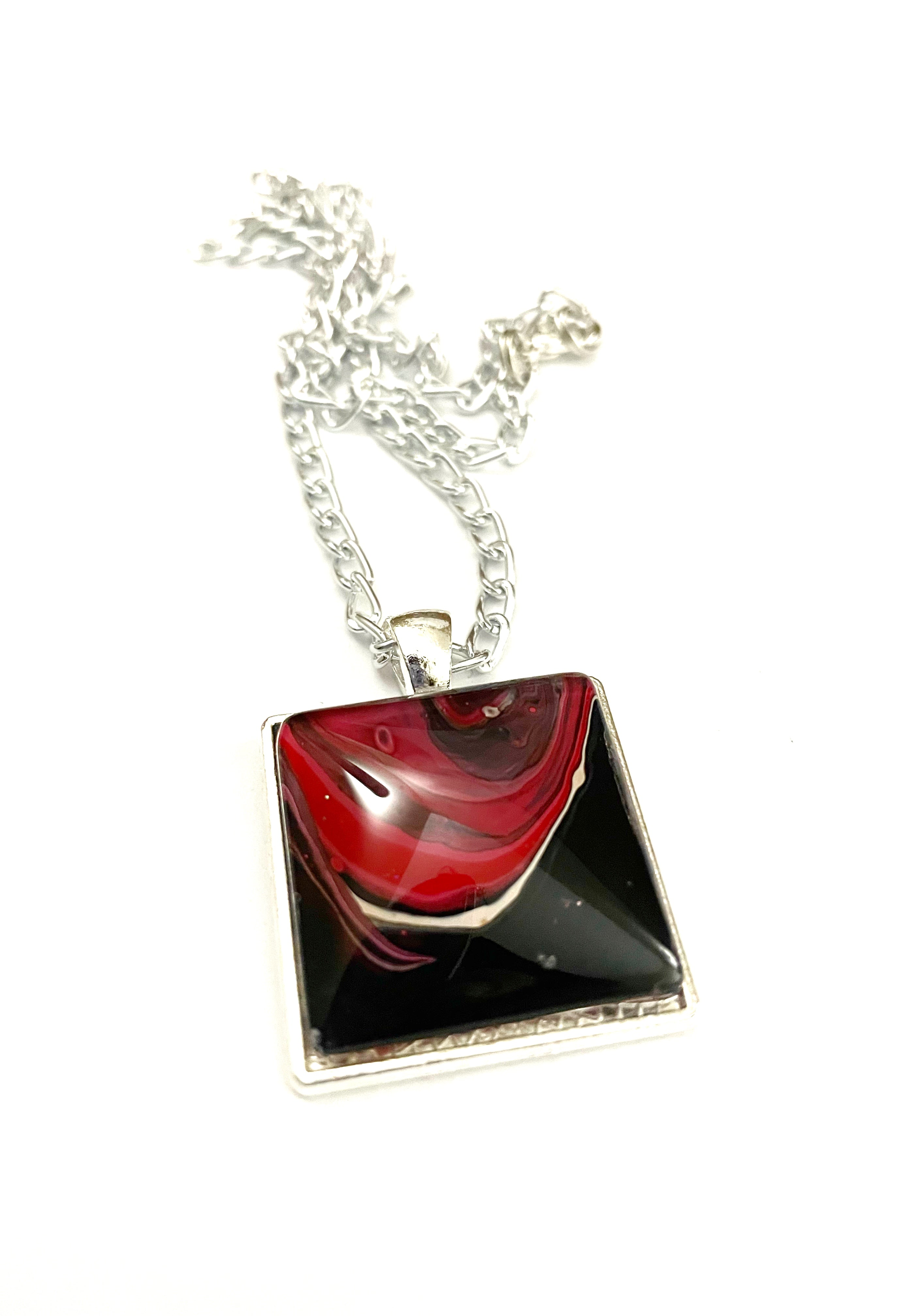 Red, Black and White Acrylic Set