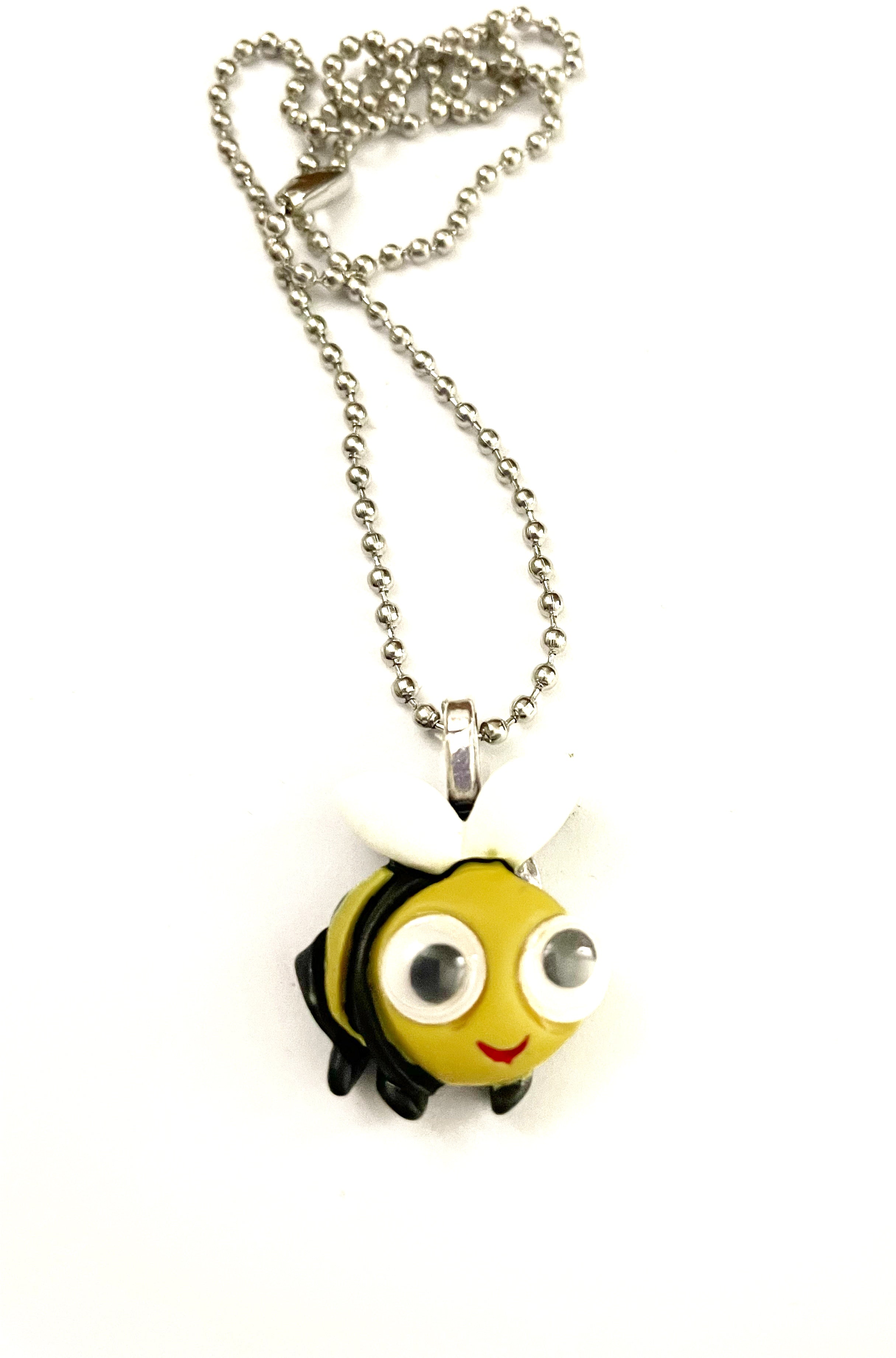 Googly Eye Kid Necklaces