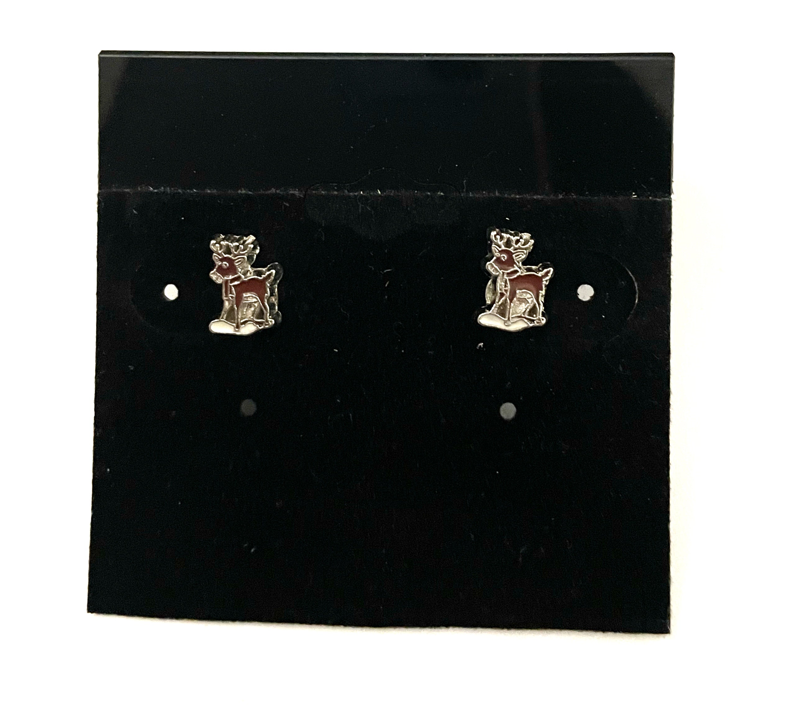 Reindeer Post Earrings