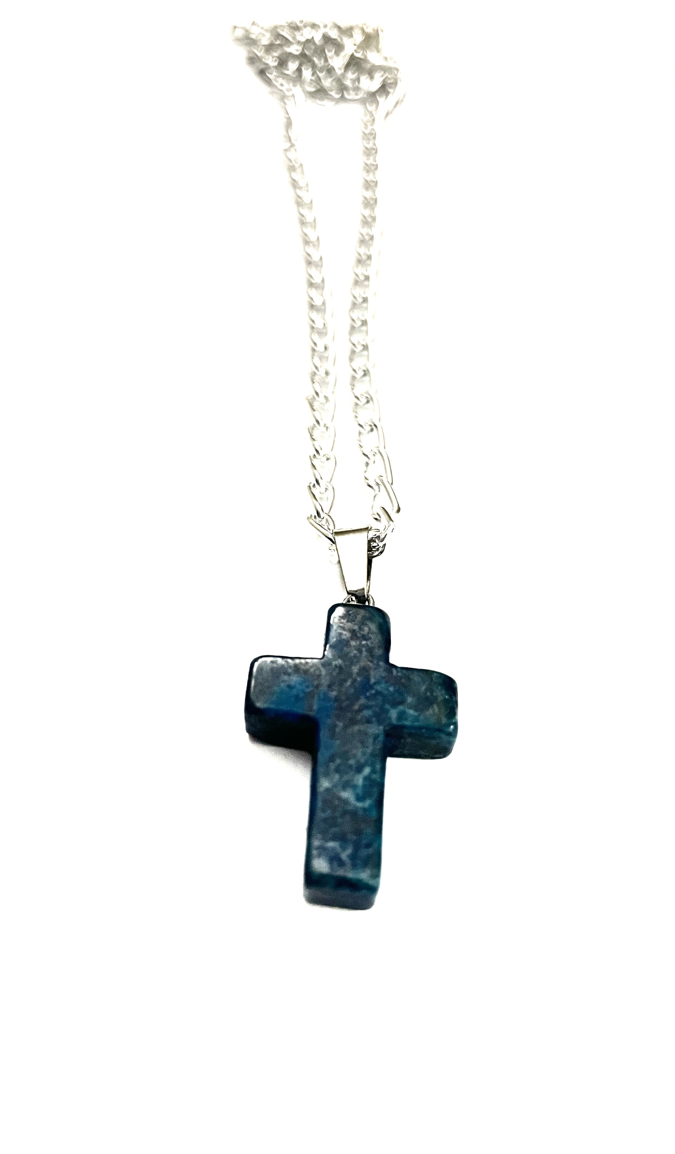 Gemstone Cross Necklace