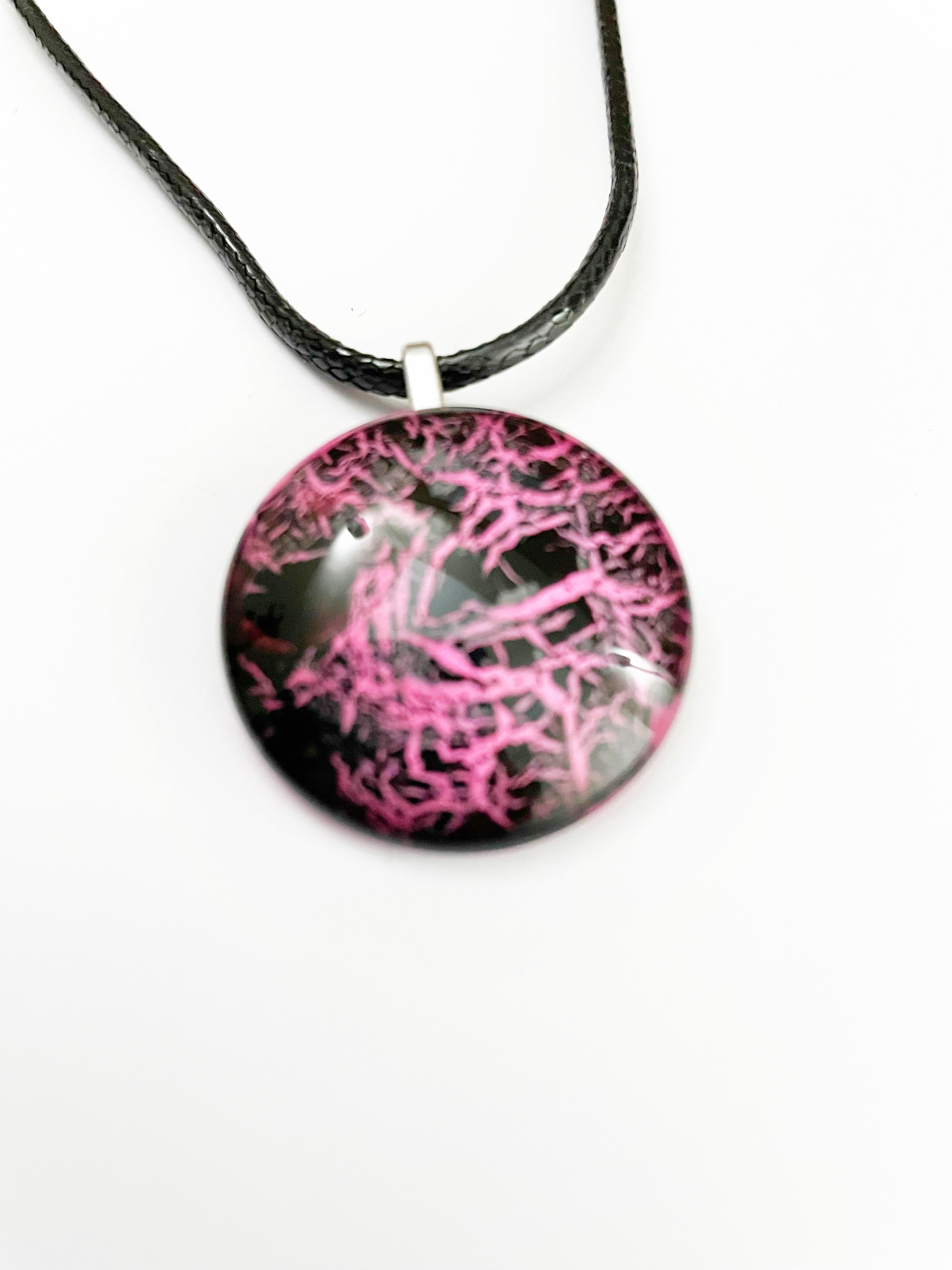 Crackle Polish Necklace - Multiple Options