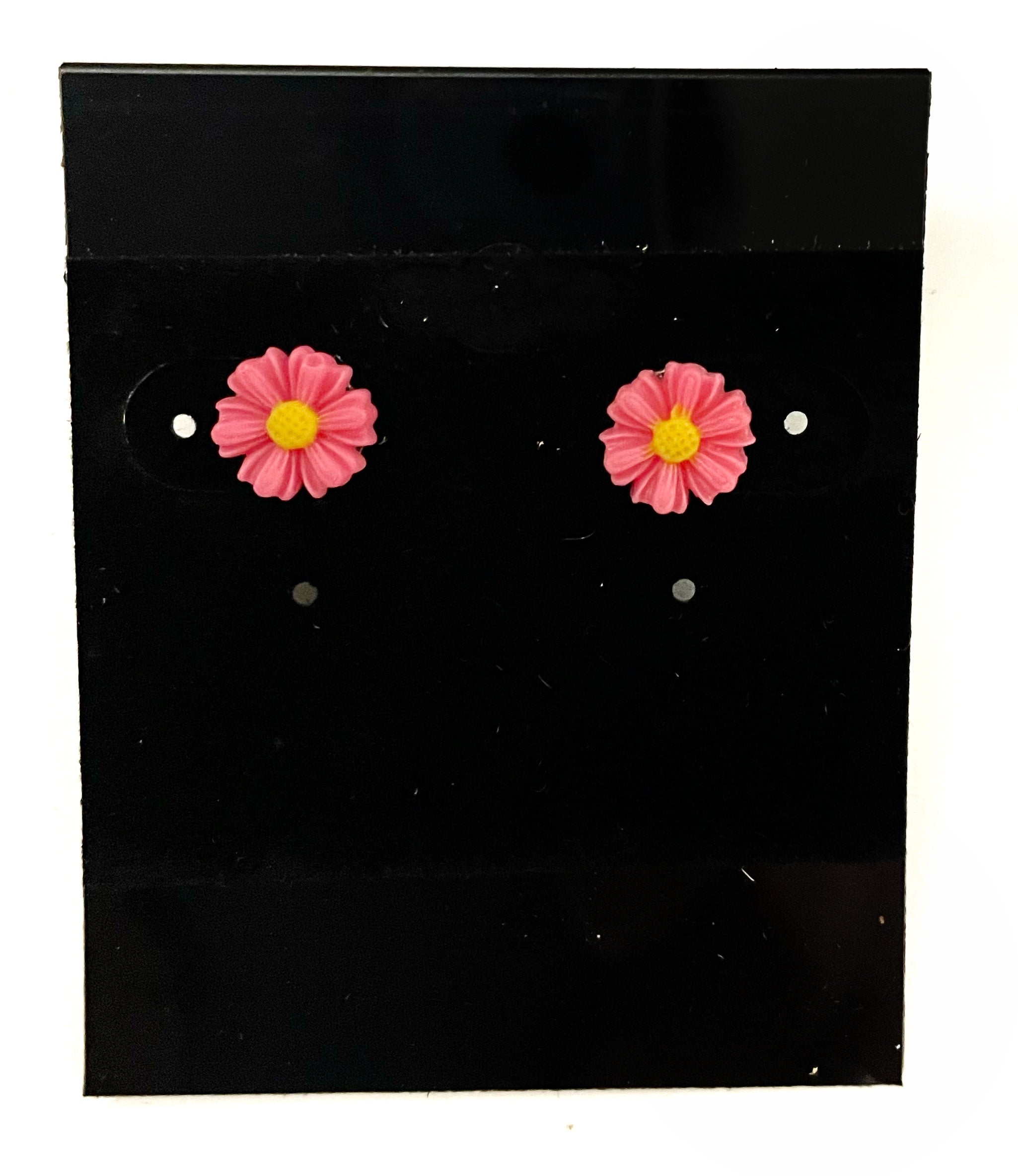 Resin Flower Earrings