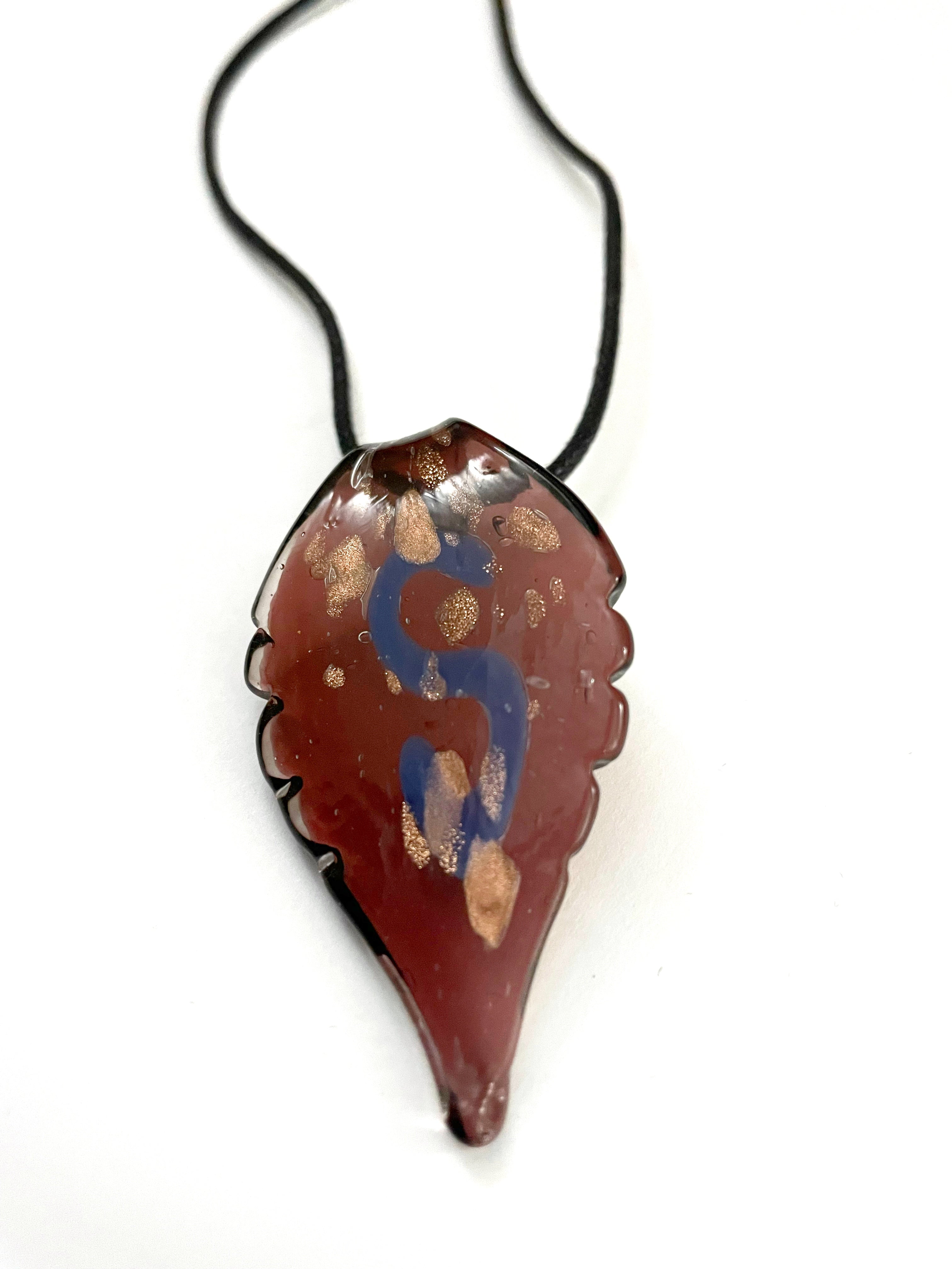 Purple Glass Necklace