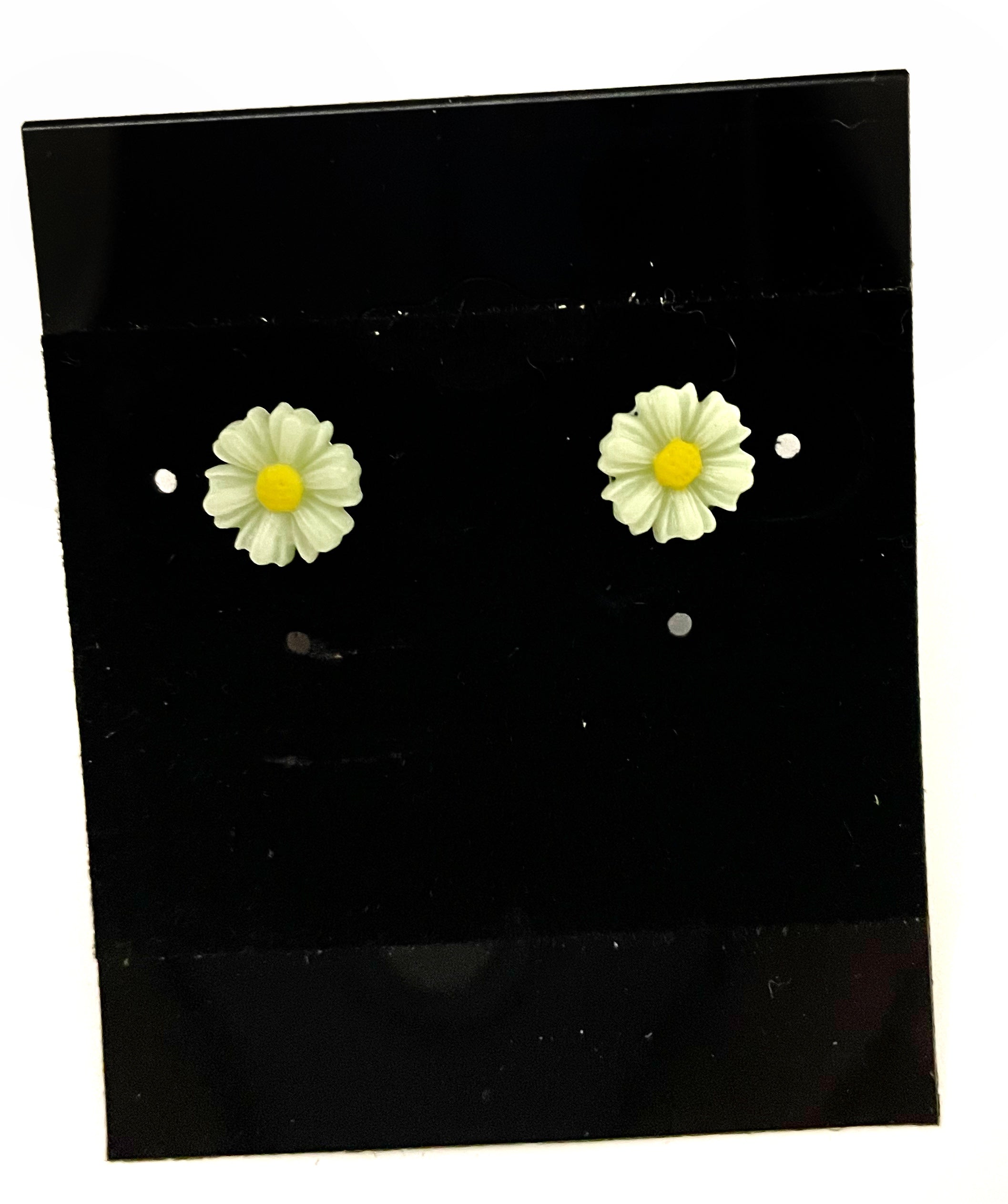 Resin Flower Earrings