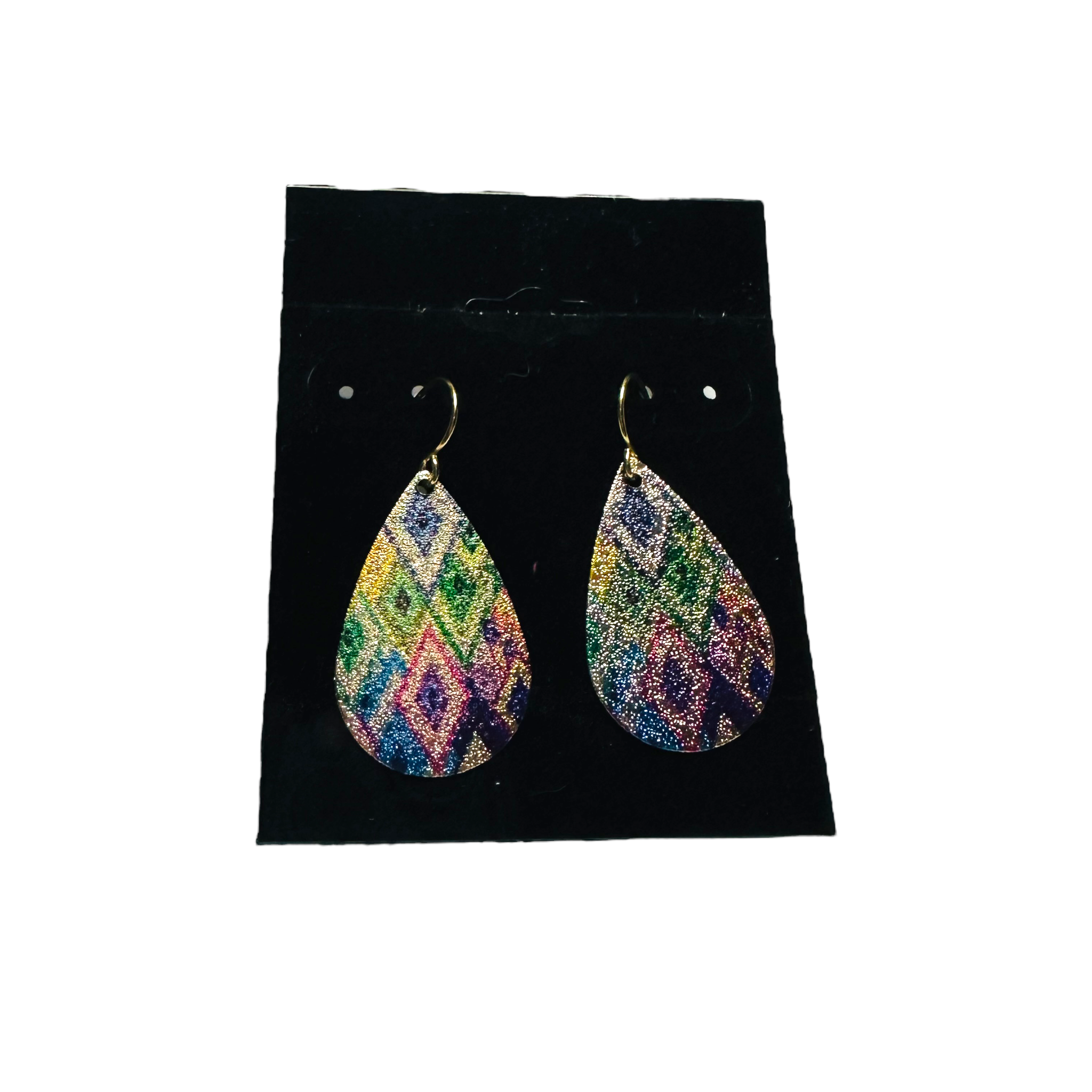 Stamped Metal Earrings