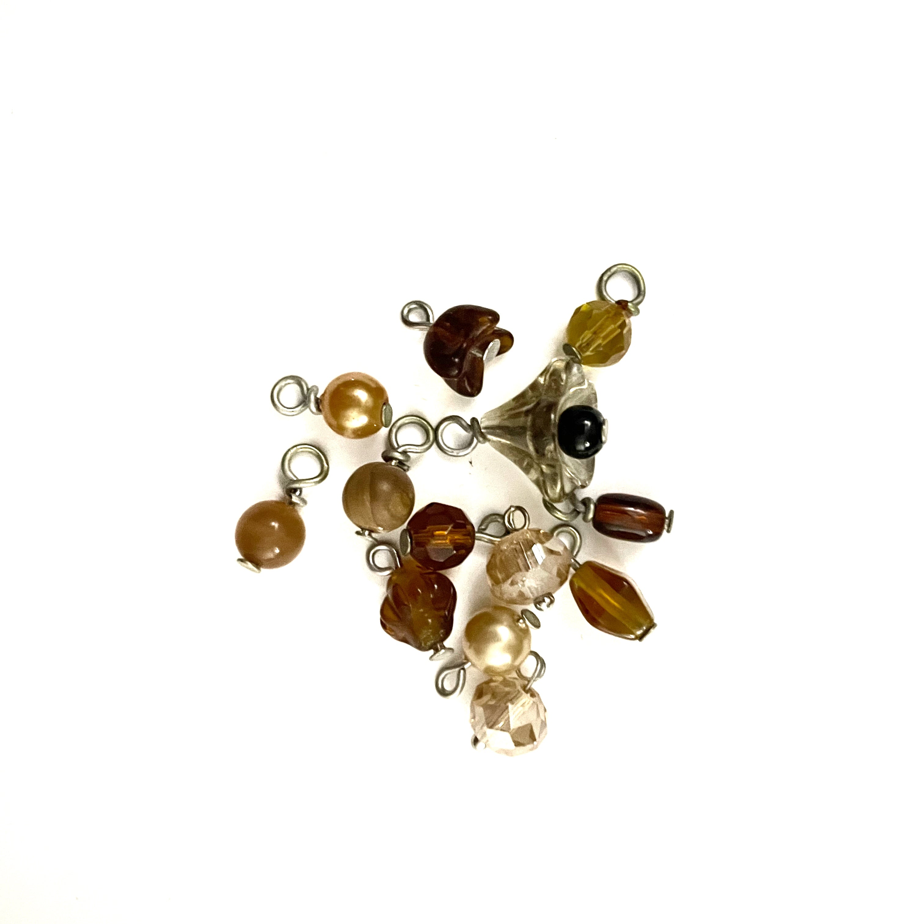 Colored Dangles -  Brown