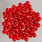Cat Eye Gorgonia - Round - 4mm - 50 per bag