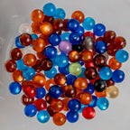 Cat Eye Gorgonia - Round - 4mm - 50 per bag