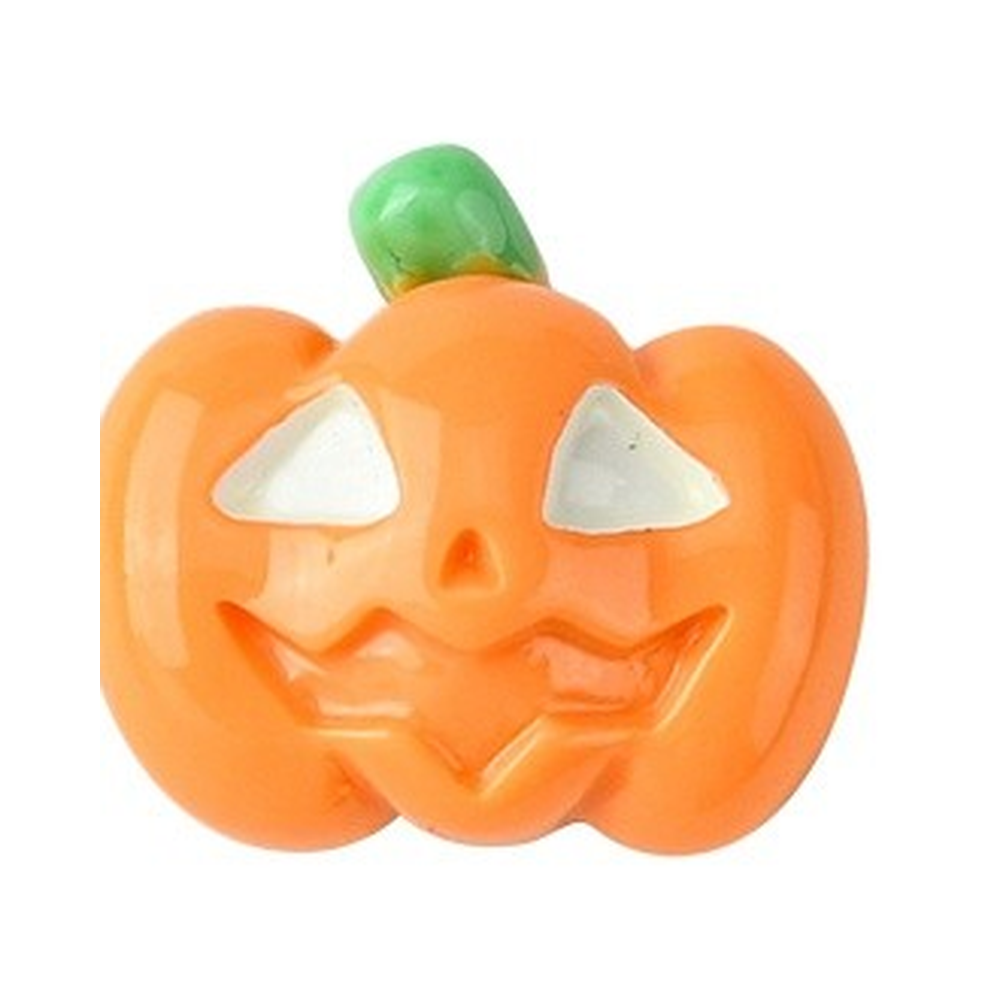 Halloween Theme Opaque Resin Cabochons - 11-15x9-16.5x4.5-7mm - 2 per bag