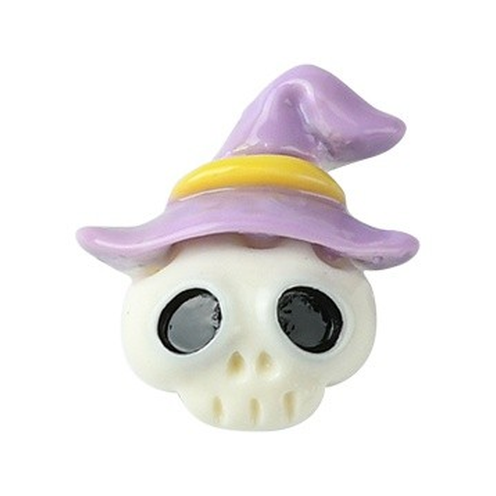 Halloween Theme Opaque Resin Cabochons - 11-15x9-16.5x4.5-7mm - 2 per bag