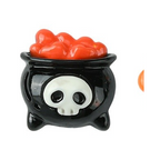 Halloween Theme Opaque Resin Cabochons - 11-15x9-16.5x4.5-7mm - 2 per bag