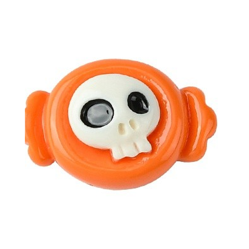 Halloween Theme Opaque Resin Cabochons - 11-15x9-16.5x4.5-7mm - 2 per bag