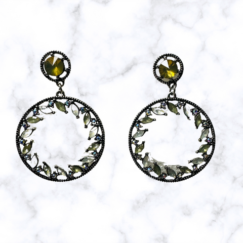 Crystal Post Earrings