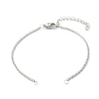 Stainless Steel Box Chain Bracelet Base