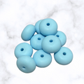 Glacier Glow Abacus Silicone Beads - 14x8mm