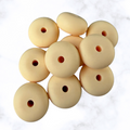 Butter Cream Bliss Abacus Silicone Beads - 14x8mm