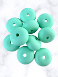 Tropical Breeze  Abacus Silicone Beads - 14x8mm