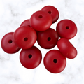 Poppy Abacus Silicone Beads - 14x8mm