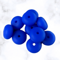 Sapphire Surge Abacus Silicone Beads - 14x8mm