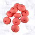 Wisteria Dream Abacus Silicone Beads - 14x8mm
