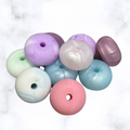 Mixed Color #2 Abacus Silicone Beads