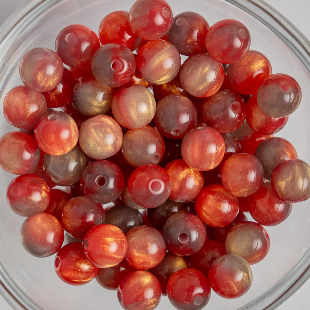 Cat Eye Gorgonia - Round - 6mm - 50 per bag