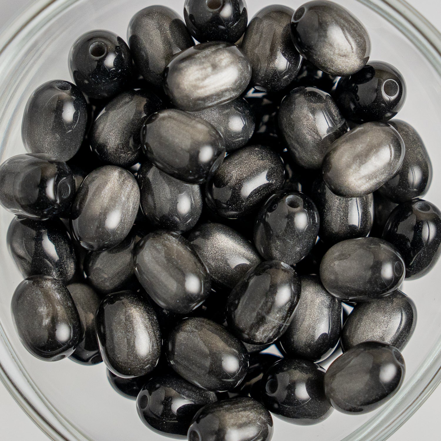 Cat Eye Gorgonia - Oval - 10.5x8mm - 25 per bag