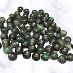 Glitter Gorgonia - Round - 8mm - 50 per bag