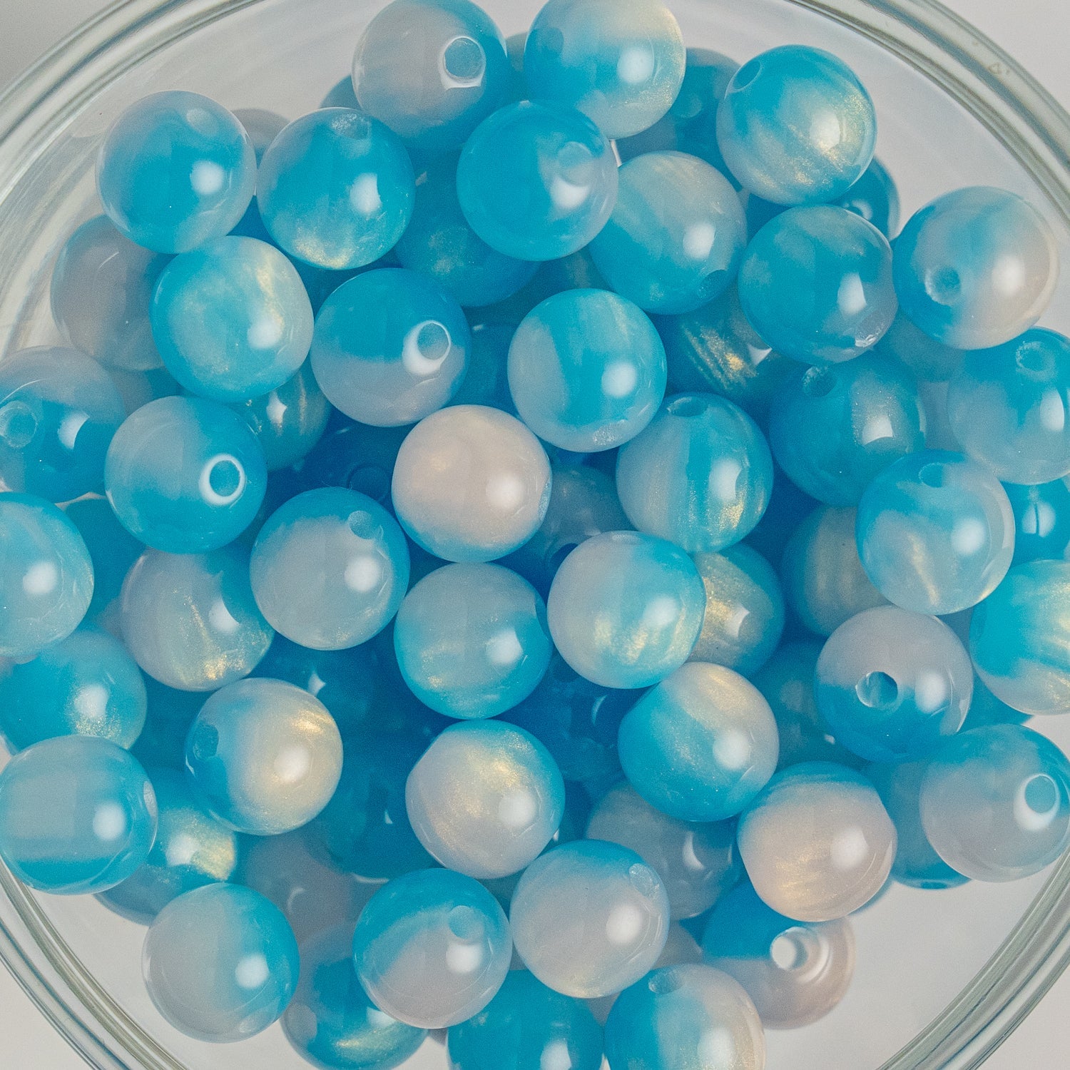 Cat Eye Gorgonia - Round - 8mm - 50 per bag