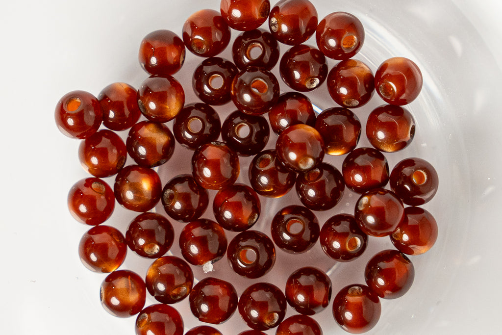 Cat Eye Gorgonia - Round - 4mm - 50 per bag