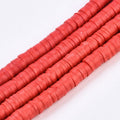 Handmade Polymer Clay Heishi Beads 8x1mm